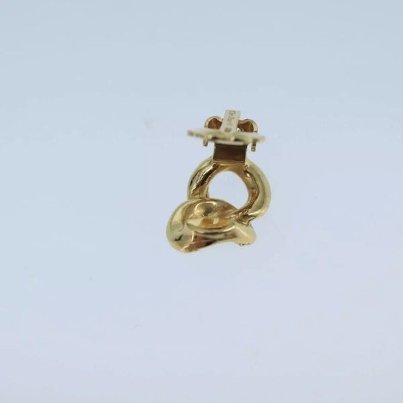 Christian Dior Earring metal Gold Tone Auth - Picture 2 of 12